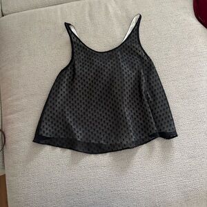 Flowy dolce vita tank with bow on back!